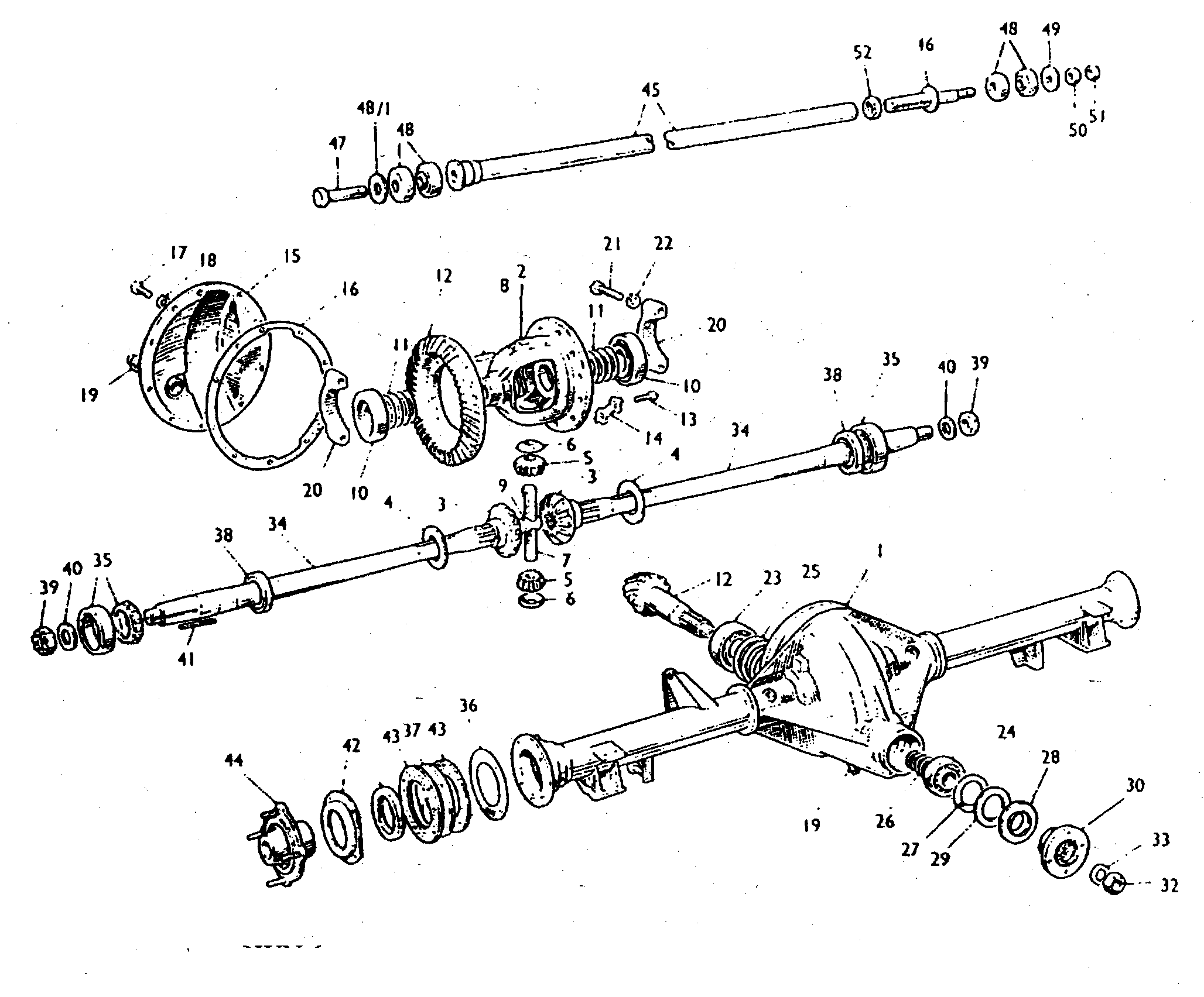 Tiger Rear Axle