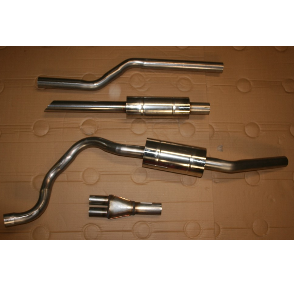 2 Inch Complete System Less Front Pipe (Alpine) in T304 Stainless Steel